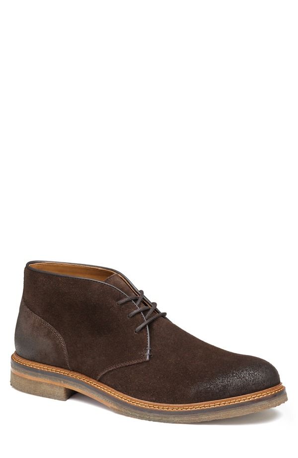 ジョンストンアンドマーフィー メンズ シューズ ブーツ・レインブーツ スエード Johnston Murphy Calder Oiled Suede Chukka Boot Brown Oiled Suede ブラウン