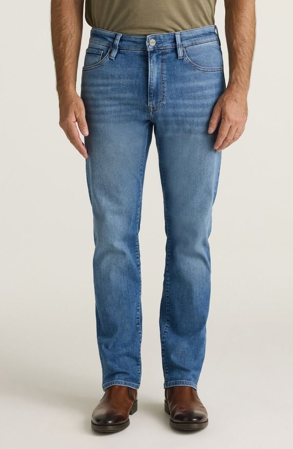 ３４ヘリテージ メンズ ボトムス デニムパンツ ストレート ジーンズ 34 Heritage Courage Straight Leg Jeans Light Brushed Aerodenim