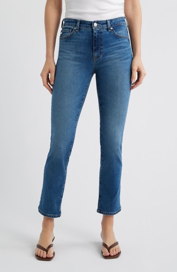 エージー レディース ボトムス デニムパンツ ストレート ジーンズ AG Mari Slim Straight Leg Jeans Lake Tahoe