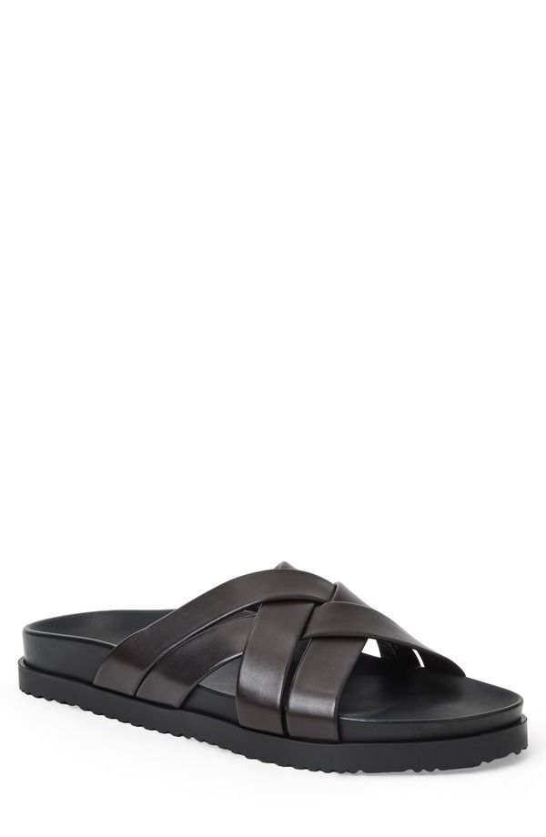ブルーノマグリ メンズ シューズ サンダル Bruno Magli Bandino Slide Sandal Dark Brown Calf ブラウン