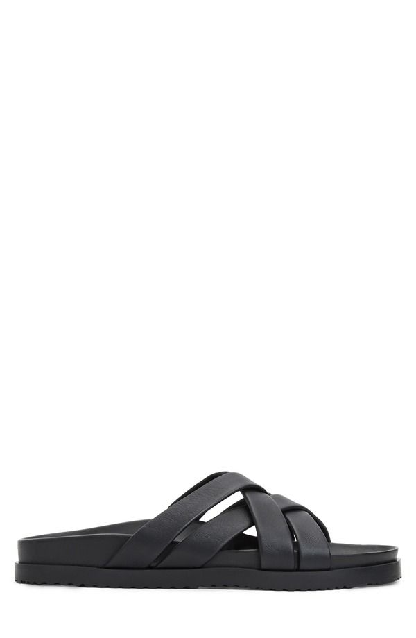 ブルーノマグリ メンズ シューズ サンダル Bruno Magli Bandino Slide Sandal Black Calf ブラック