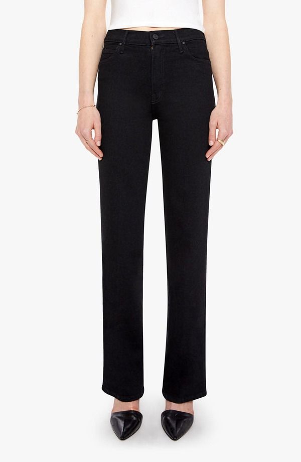 マザー レディース ボトムス デニムパンツ ストレート ジーンズ MOTHER The Kick It Relaxed Straight Leg Jeans Nighty Night