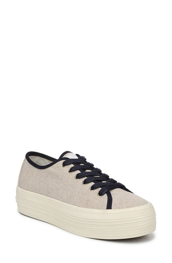 ヴェロニカ ベアード レディース シューズ スニーカー プラットフォーム Veronica Beard Truett Platform Sneaker Sand Navy ネイビー