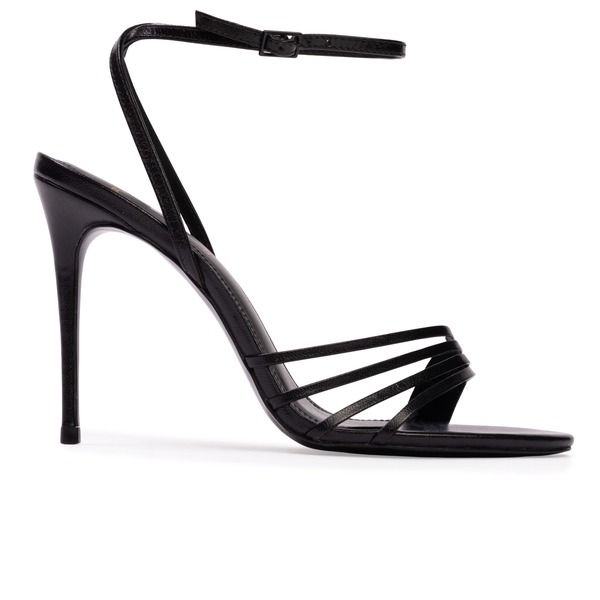 ブラックスエードスタジオ レディース シューズ サンダル BLACK SUEDE STUDIO Ella 100 Sandal Black Leather ブラック