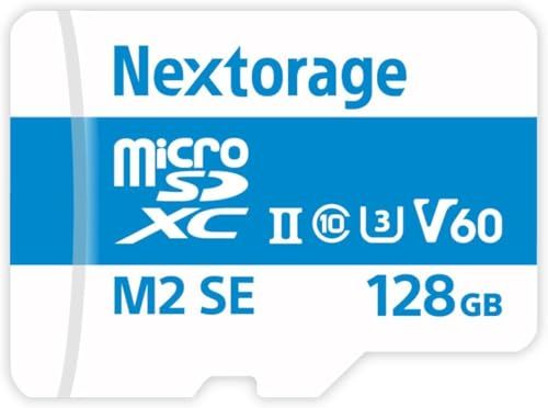 Nextorage 日本メーカー UHS-II マイクロSDカード 128GB microSDXC U3 V60 読出し最大280MB/s 書込み最大100MB/s NX-M2SE128G ネクストレージ microSDカード/ 05ff728a