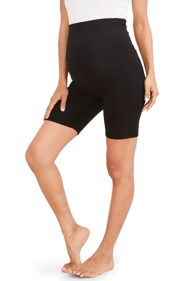 ハッチ レディース ボトムス ハーフパンツ・ショーツ ショートパンツ マタニティ HATCH The Ultimate Over the Bump Maternity Bike Shorts Black ブラック