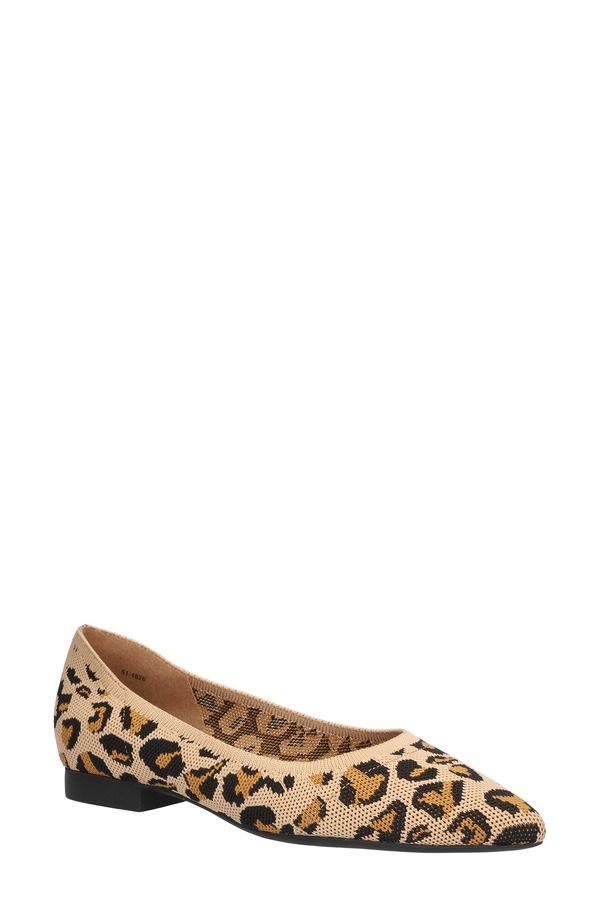 ベラヴィータ レディース シューズ パンプス ニット Bella Vita Mireya Knit Flat Leopard アニマル