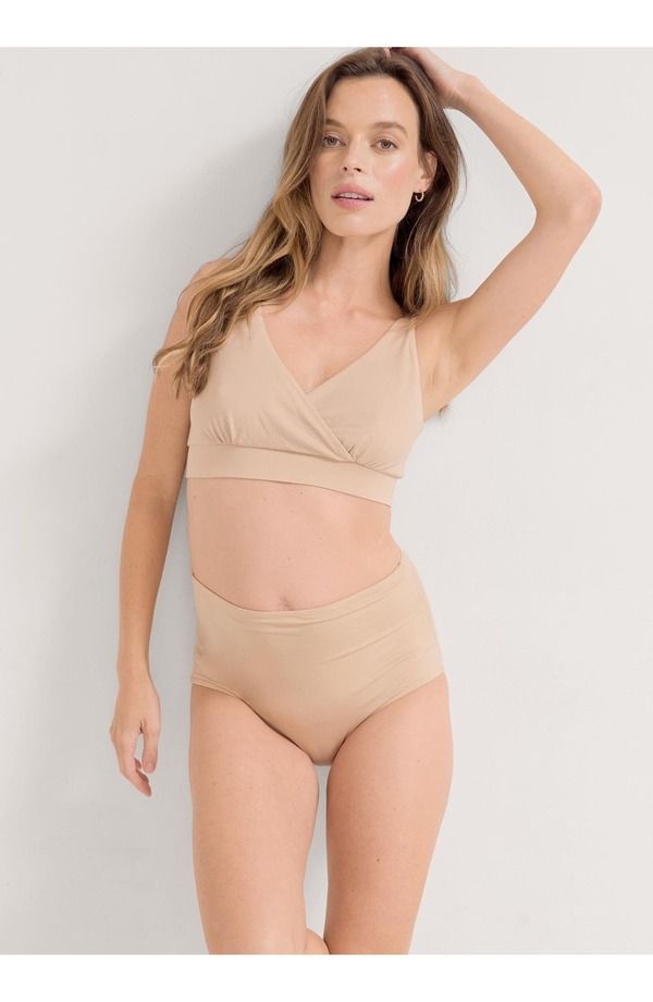 ハッチ レディース アンダーウェア パンツ HATCH The Dream Feed Nursing And Sleep Bra Sand サンド