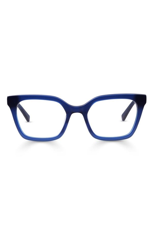 アイブブス メンズ アクセサリー サングラス・アイウェア eyebobs Overlook 50mm Cat Eye Readinglasses Midnight Blue Crystal ブルー