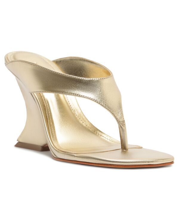【送料無料】 シュッツ レディース スリッポン・ローファー シューズ Womens Maya SlipOn Wedge Sandals Platina