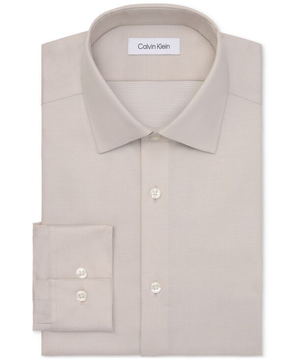 【送料無料】 カルバンクライン メンズ シャツ トップス Calvin Klein Mens Steel Stretch Slim Fit Dress Shirt Sandstone 【送料無料】 カルバンクライン メンズ シャツ トップス Calvin Klein Mens Steel Stretch Slim Fit Dress Shirt Sandstone