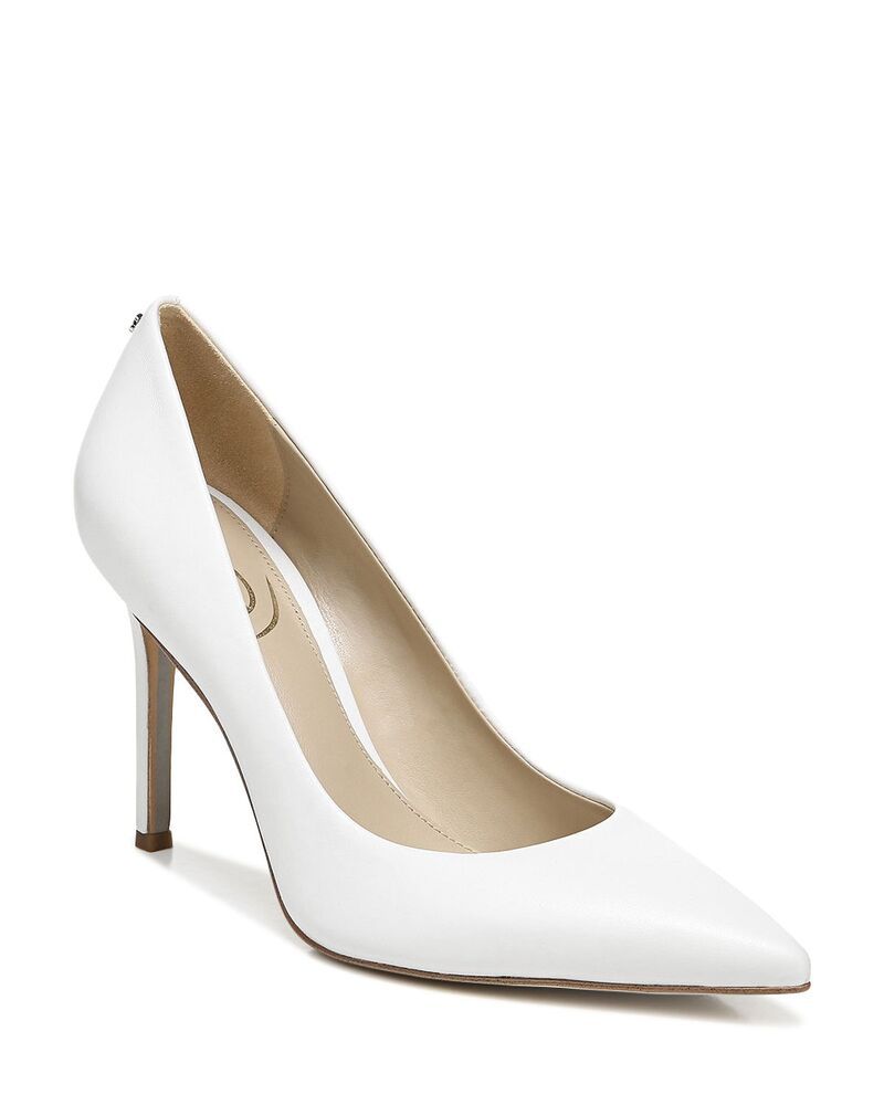 サムエデルマン レディース シューズ パンプス レザー Sam Edelman Womens Hazeleather Pumps Bright White ホワイト