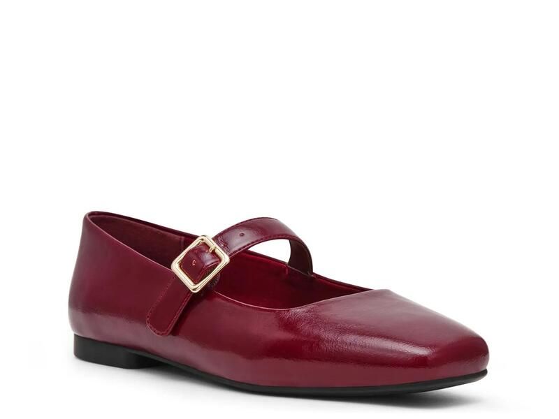 アンクライン レディース シューズ パンプス Anne KleinMabel Mary Jane Flat Bordeaux