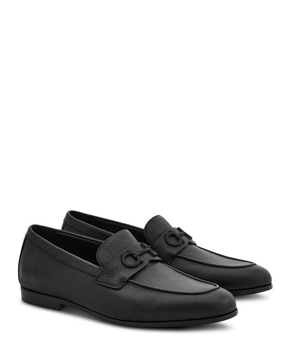 フェラガモ レディース シューズ スリッポン・ローファー レザー FERRAGAMO Menslip On Leather Loafers Nero