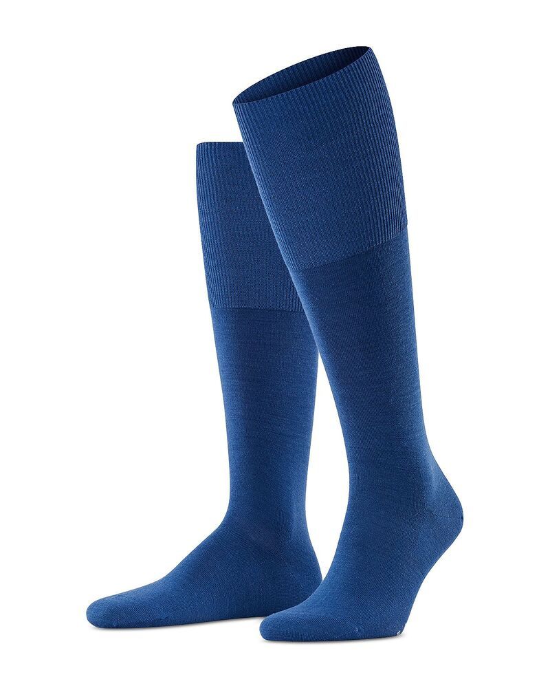 ファルケ メンズ アンダーウェア 靴下 ウール Falke Airport Merino Wool Blend Knee High Socks Royal Blue ブルー