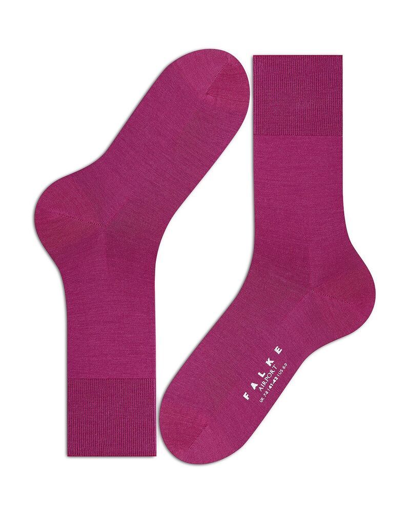 ファルケ メンズ アンダーウェア 靴下 ウール Falke Airport Wool Blend M lange Socks Arctic Pink ピンク