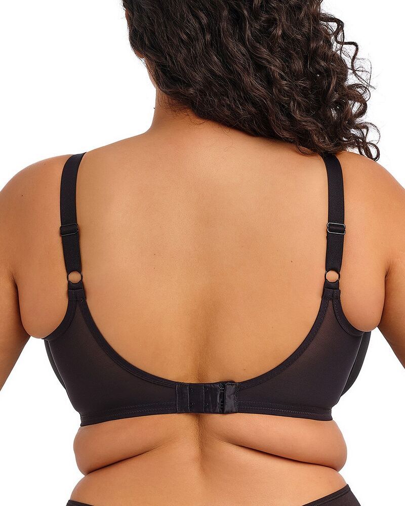 エロミ レディース アンダーウェア ブラジャー Elomi Smooth Underwire Molded Bra Black ブラック