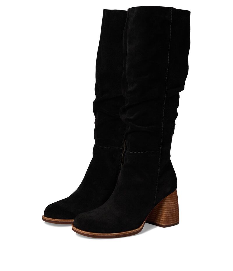 コークイーズ レディース ボトムス カジュアルパンツ KorkEase Abbott Black Suede ブラック