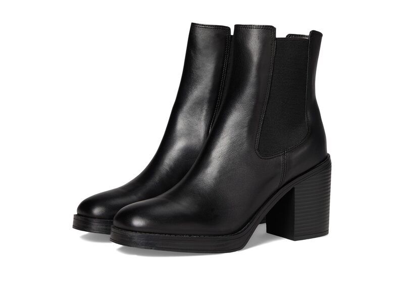 ナインウェスト レディース シューズ ブーツ・レインブーツ Nine West Hollin Black Leather ブラック