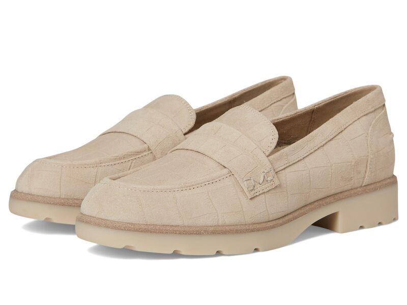 バイオニック レディース シューズ スリッポン・ローファー VIONICleo Loafer Lucid Beige Crocco ベージュ
