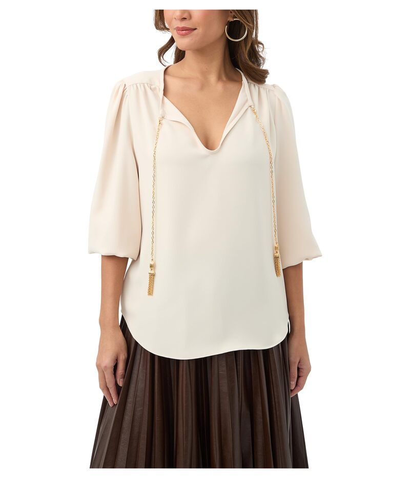 トリーナターク レディース トップス シャツ Trina Turk Morabi Top Poplar