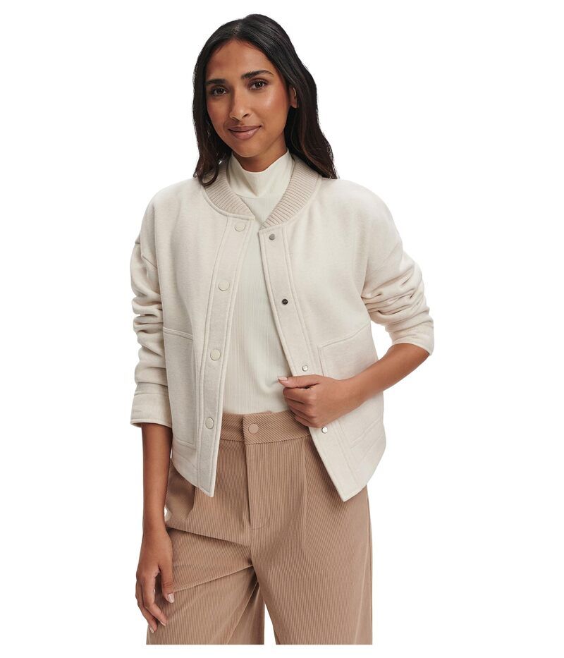 バーレイ レディース アウター コート クロップド ジャケット Varley Khai Cropped Jacket Birch Marl マール