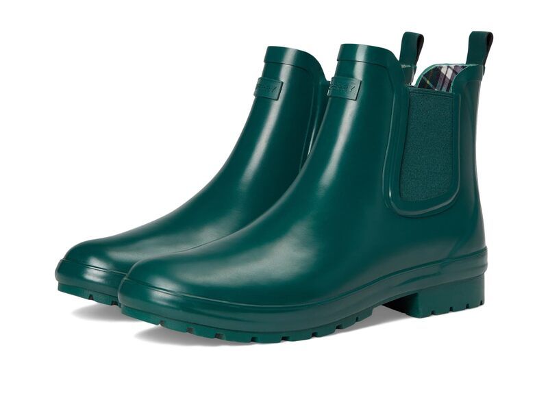 スペリー レディース シューズ ブーツ・レインブーツ Sperry Drizzle Chel Pine Green グリーン