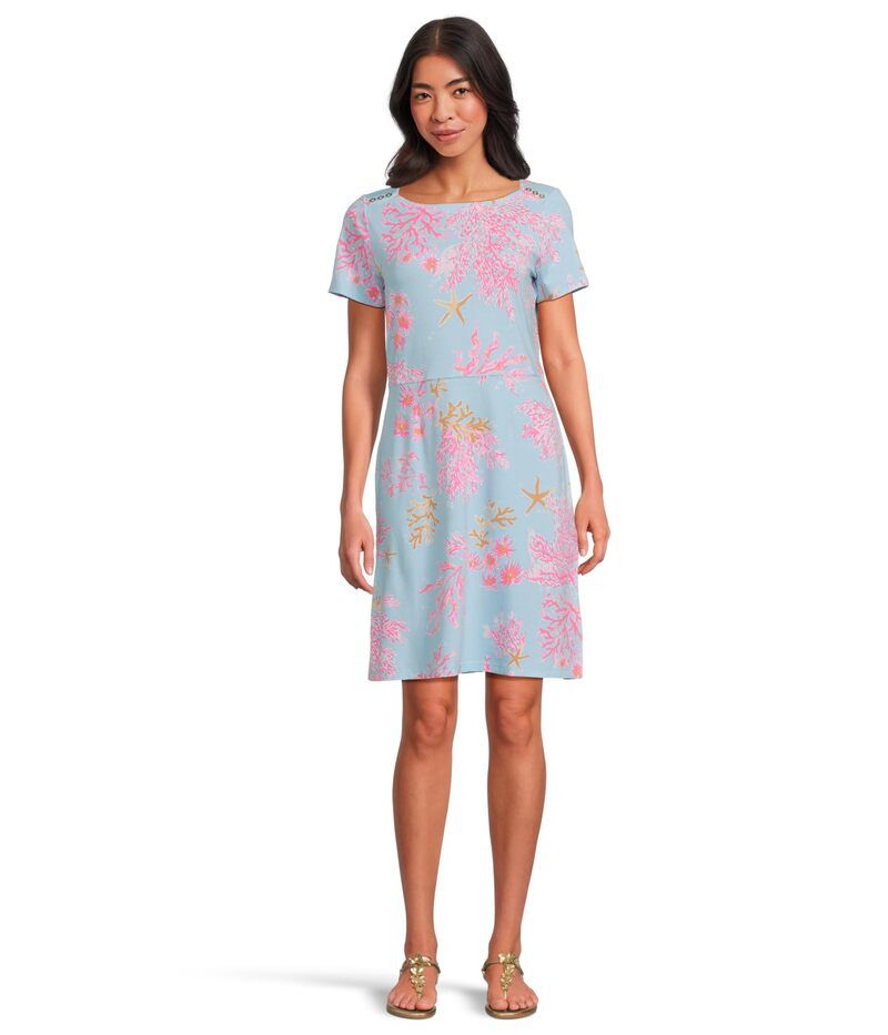 リリーピュリッツァー レディース トップス ワンピース Lilly Pulitzer Bray Upf 50 Dress Multi Royal Coral コーラル
