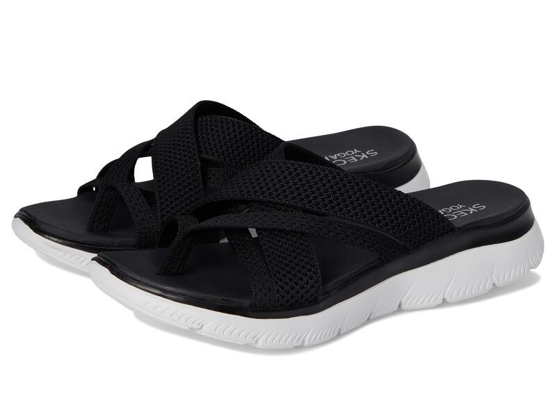 スケッチャーズ レディース シューズ サンダル SKECHERS Summits Fantasy Walk Black ブラック