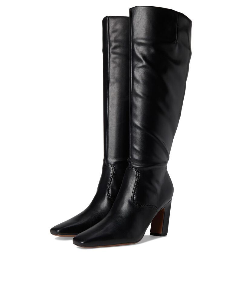 フランコサルト レディース シューズ ブーツ・レインブーツ Franco Sarto Bowman Wide Calf Black Stretch ブラック