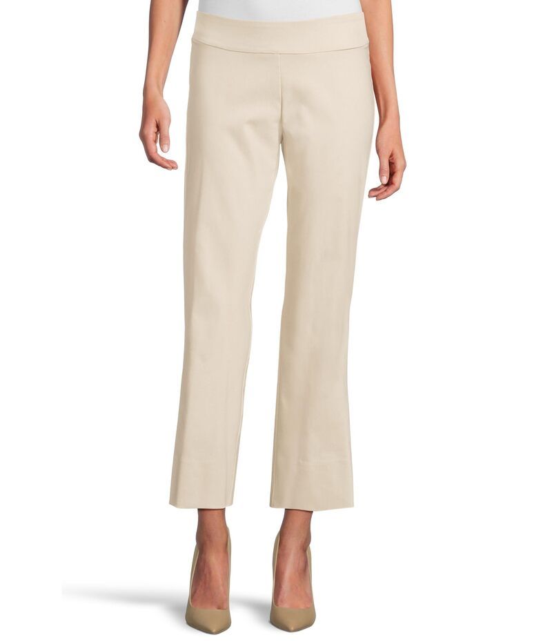 クレイジーラリー レディース ボトムス カジュアルパンツ アンクル リネン Krazy Larry Stretch Linen Wide Ankle Stone ストーン