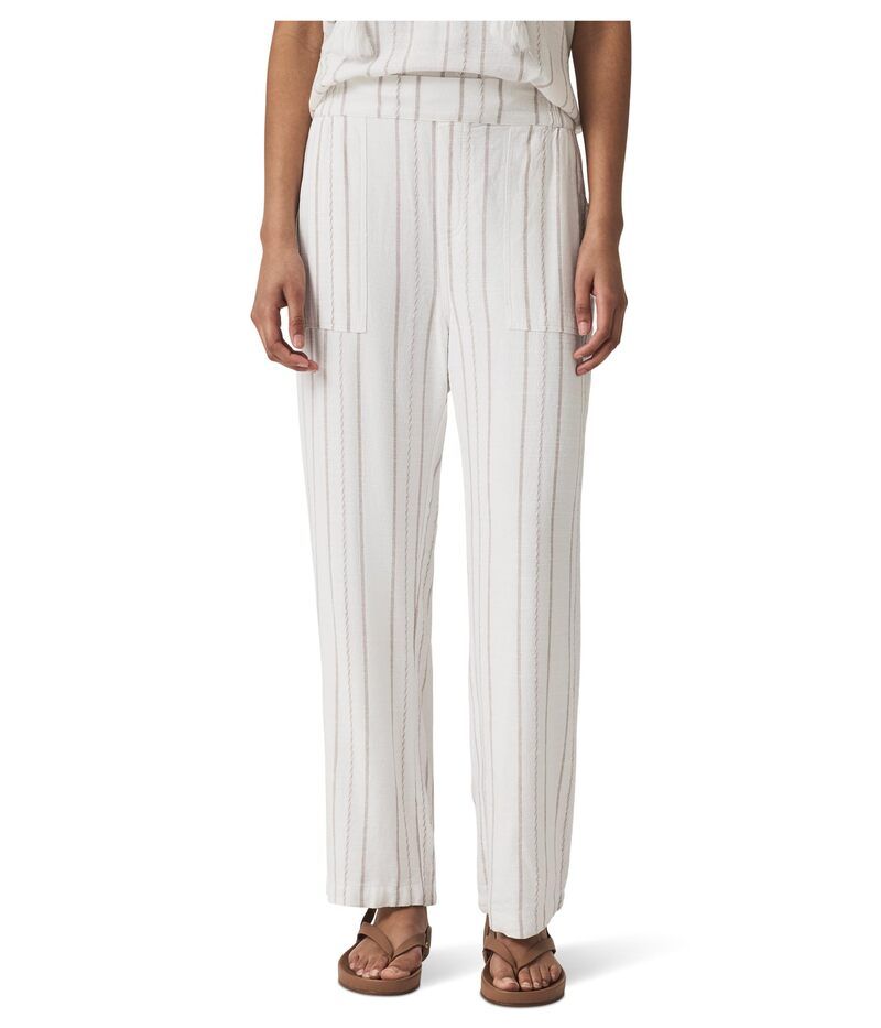 スプレンディット レディース ボトムス カジュアルパンツ Splendid Layla Stripe Pants WhiteFawn ホワイト
