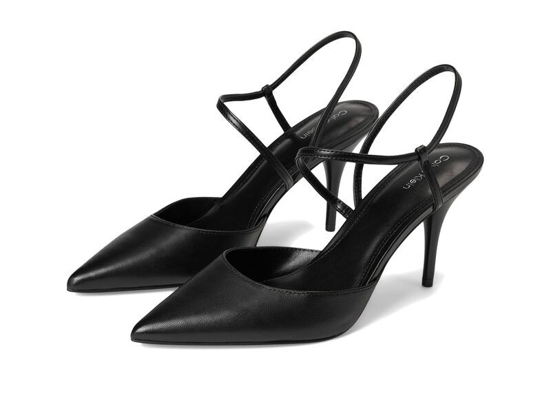 カルバンクライン レディース シューズ ブーツ・レインブーツ Calvin Klein Cordera Black Leather ブラック