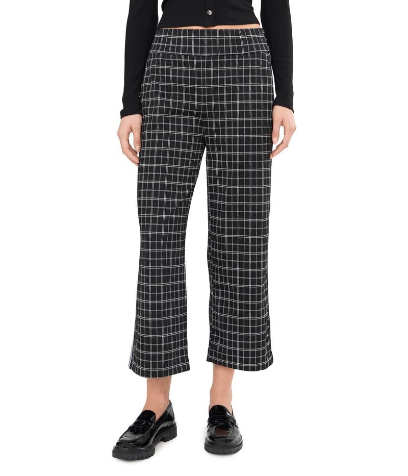 リヴァプール ロサンゼルス レディース ボトムス カジュアルパンツ Liverpoolos Angeles Mabel Midrise Pullon Crop Stovepipe With Side Stripe Pant 25 Inseam BlackWhi