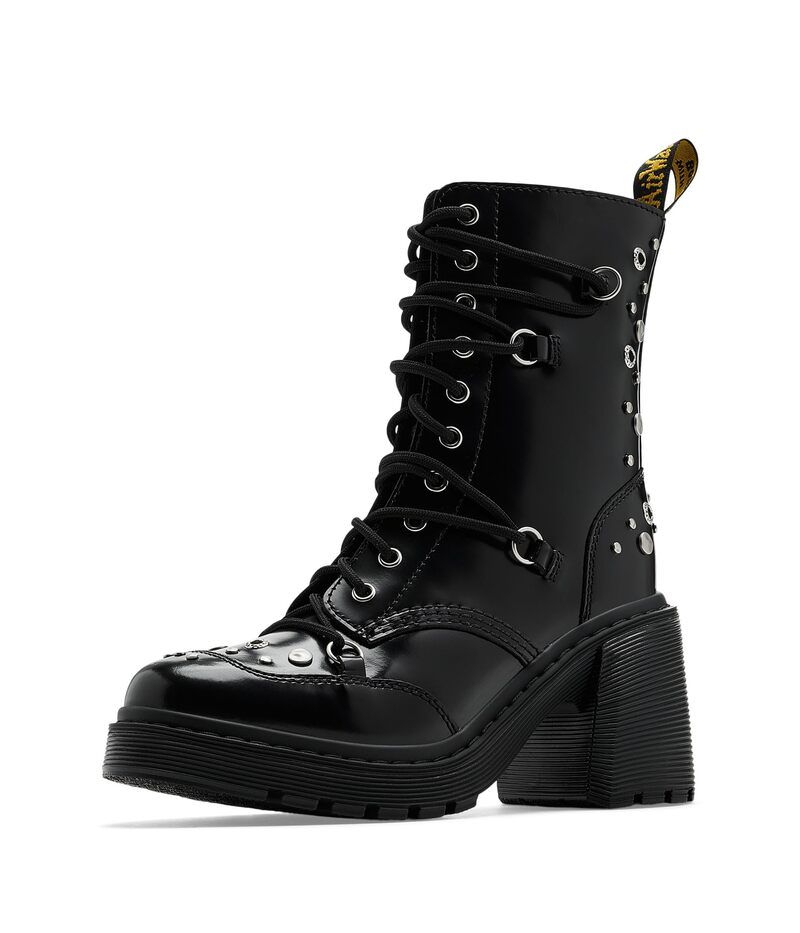ドクターマーチン レディース シューズ ブーツ・レインブーツ Dr Martens Chesney Hardware Black ブラック
