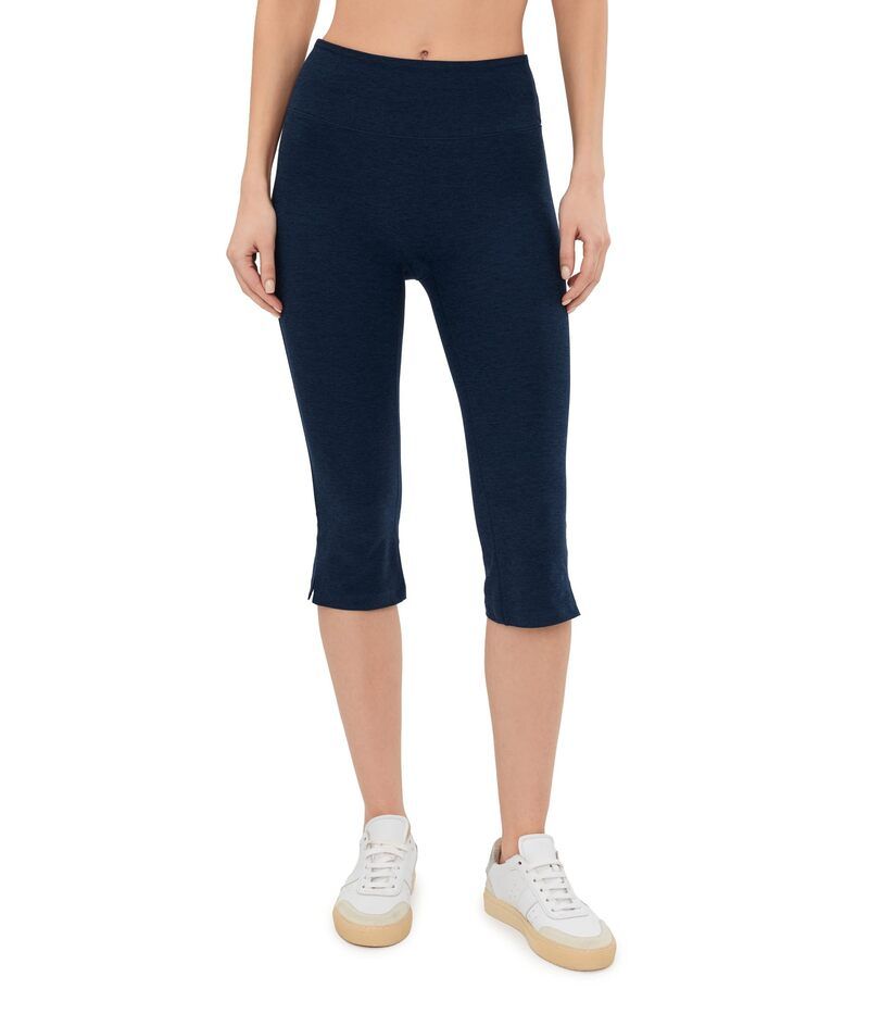 ビヨンドヨガ レディース ボトムス カジュアルパンツ Beyond Yoga Spacedye Mid Rise Slit Pedal Pusher Nocturnal Navy ネイビー