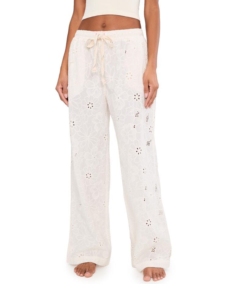 フリーピープル レディース ボトムス カジュアルパンツ Free People Day Drift Pants White Alyssum ホワイト