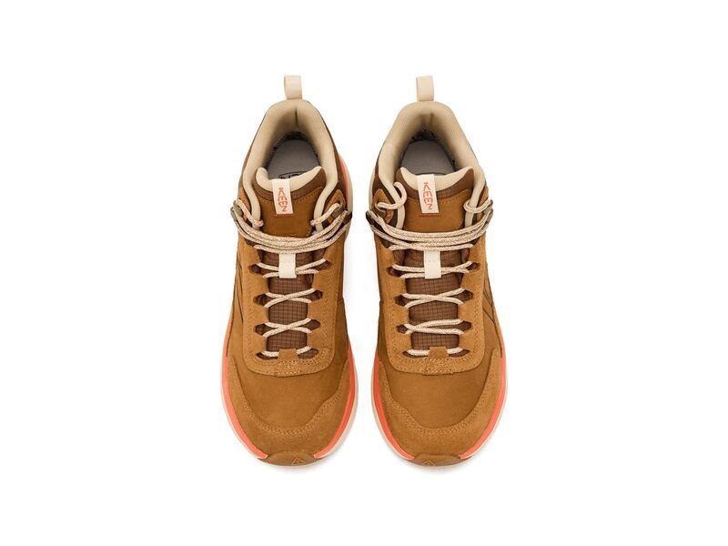 キーン レディース シューズ ブーツ・レインブーツ レザー KEEN Leiki Waterproof Leather Hiking Boots ChipmunkBirch
