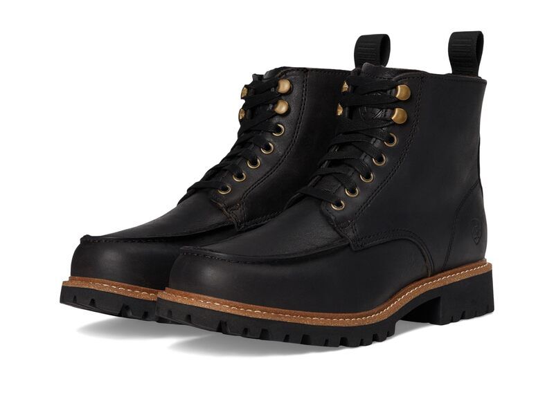 アリアト メンズ シューズ ブーツ・レインブーツ Ariat Split Rock Western Boots Black Mocha ブラック