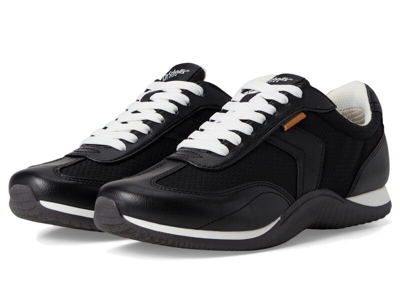 ドクター・ショール レディース シューズ スニーカー レース Dr Scholls Good Ol Days LaceUp Black Fabric ブラック
