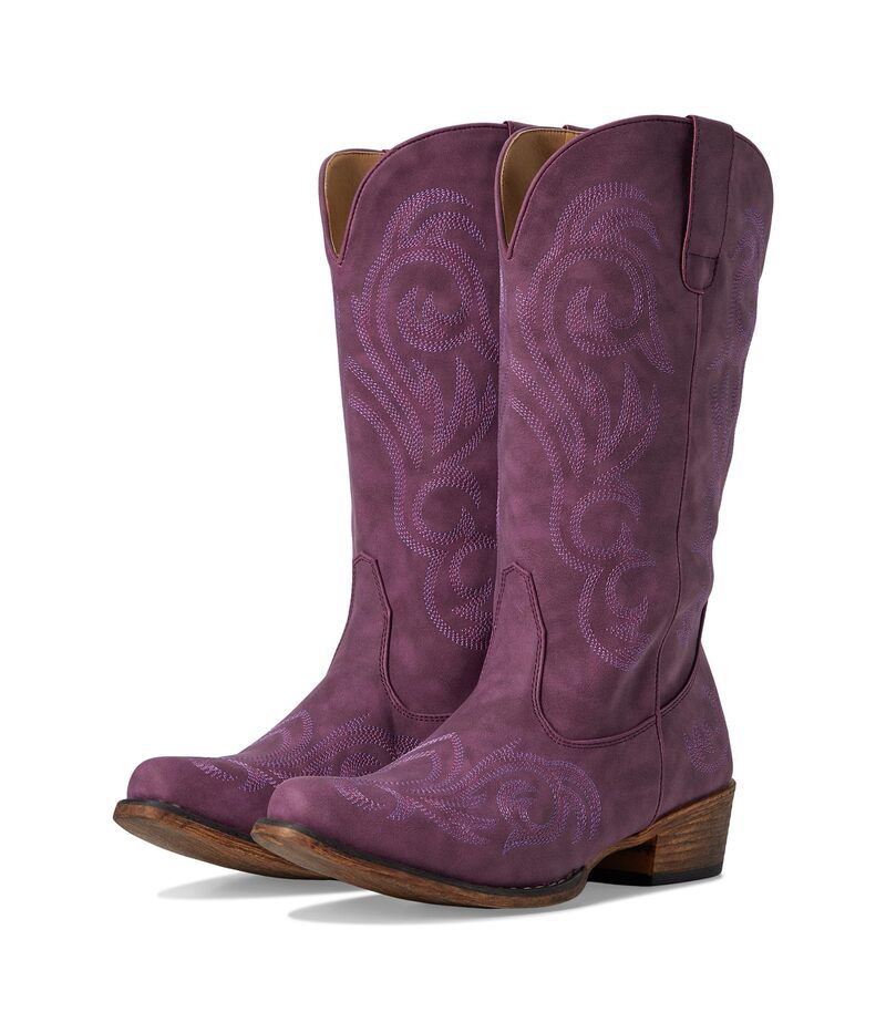 ローパー レディース シューズ サンダル ブーツ Roper Riley Boots Purple パープル
