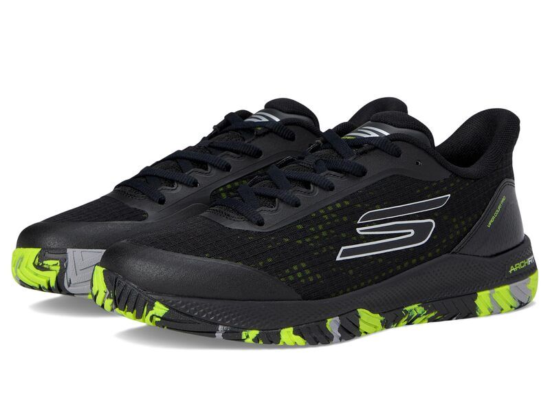 スケッチャーズ レディース シューズ スニーカー SKECHERS Go Train Arch Fit Viper Court Pro Pickleball Black ブラック
