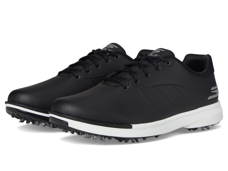 スケッチャーズ メンズ シューズ スニーカー Skechers GO GOLF Tempo Spiked Golf Shoe BlackWhite ホワイト