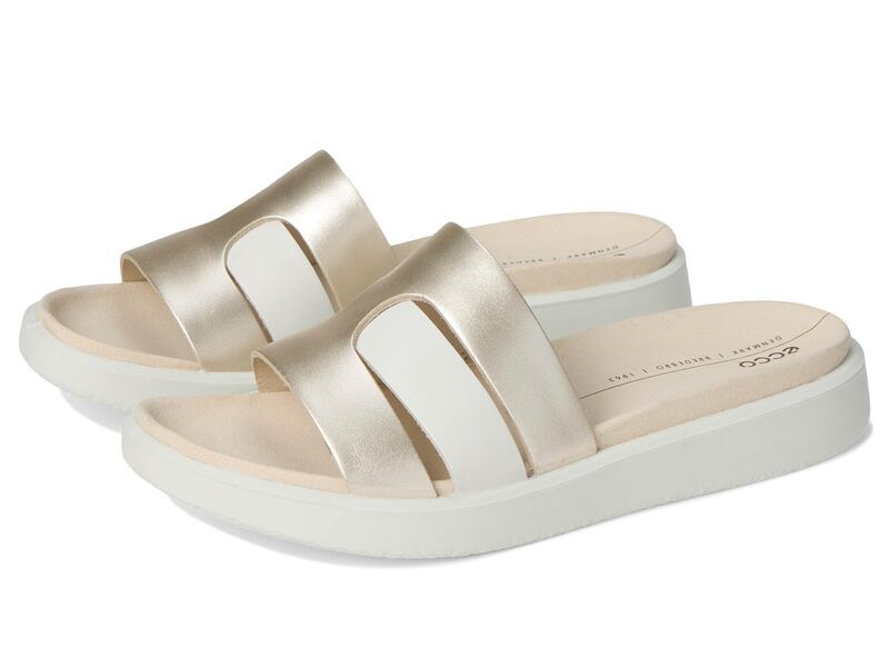 エコー レディース シューズ サンダル ECCO Flowt Oasis Slide Sandal WhitePure Whit ホワイト