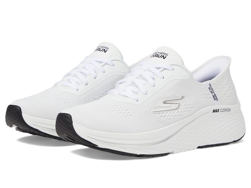 スケッチャーズ レディース シューズ スニーカー SKECHERS Max Cushioning Elite 20 Vanishands Free SlipIns WhiteBlack ホワイト