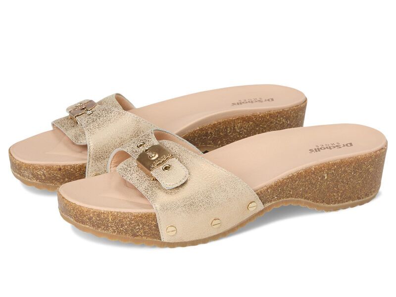 ドクター・ショール レディース シューズ サンダル Dr Scholls Original Flex Slide Sandals Gold ゴールド