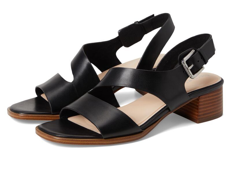 ロックポート レディース シューズ ヒール Rockport Hennly Black Leather ブラック