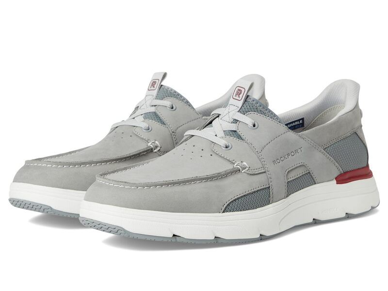 ロックポート メンズ シューズ Rockport Seadon Light Grey Nubu グレー