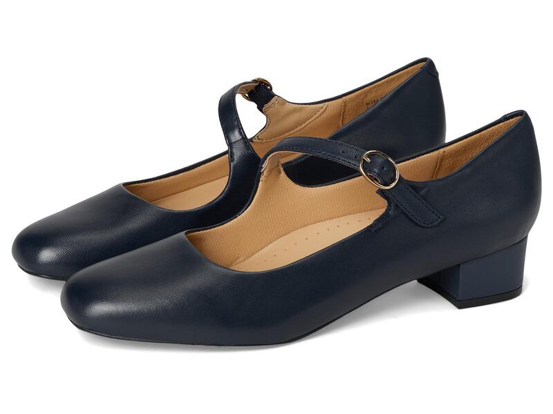トロッターズ レディース シューズ ヒール Trotters Desnavy ネイビー