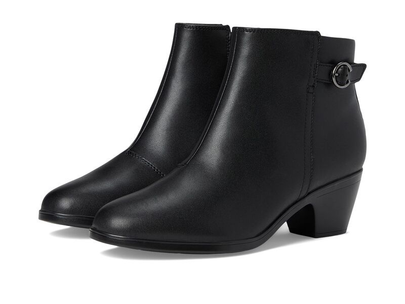 クラークス レディース シューズ ブーツ・レインブーツ Clarks Emily 2 Belle Black Leather ブラック